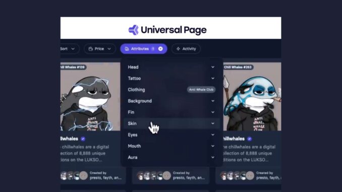 Community Input Powers NFT Customization on Universal Page