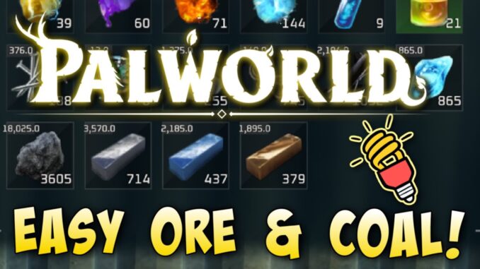 The Ultimate Palworld Mining Base!!! Easy Ore & Coal Guide