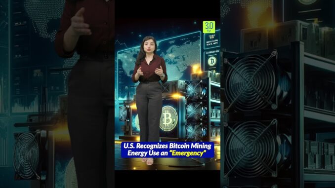 U S  Recognizes Bitcoin Mining Energy Use an “Emergency” | 3.0 TV #us #biden #mining #btc #bitcoin