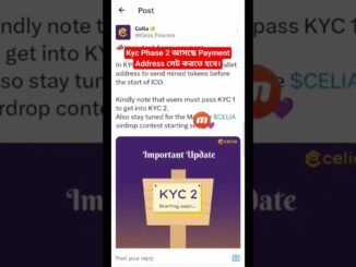 Celia Mining Payment Address Set Kyc Phase 2 Listing Offer2024।Exchange,Nft।CLT New Project News,Stb