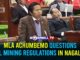 MLA ACHUMBEMO QUESTIONS COAL MINING REGULATIONS IN NAGALAND