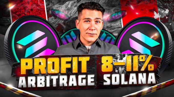 Crypto Arbitrage | Solana Strategy | Crypto Arbitrage Trading Step By Step Guide for +11% Profit